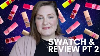 INN BEAUTY LIP GLAZE PT 2 | swatching & reviewing every shade