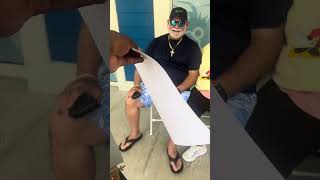 Couple gets their first caricatures! #wayneheadstudios #caricaturesolution #caricature