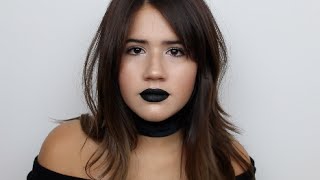 Bronze Glow   Black Lips | How I Wear Black Lipstick