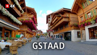 Gstaad Switzerland 4K,  a friendly car-free village