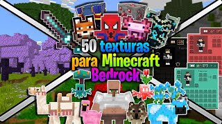 50 TEXTURAS DEFINITIVAS que debes conocer si juegas MINECRAFT Bedrock screenshot 3