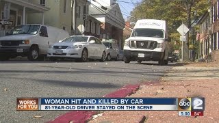 Woman killed by 81-year-old driver in Annapolis