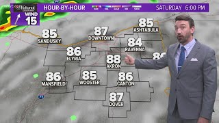 Hot & Steamy Weekend Ahead for Northeast Ohio
