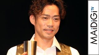 高橋大輔、女性にビール振る舞い緊張「なかなか注ぐことないので」　「アサヒスーパードライ エクストラコールドタンブラー 発表イベント」2　#Daisuke Takahashi　#event