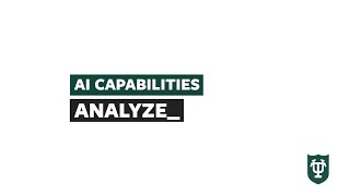 Analysis: Using AI for Text and Data Insights | AI Capabilities Explained [2025]