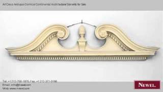 Art Deco Antique Cornice Continental Architectural Elements