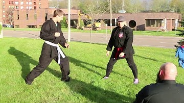 Bujinkan Ninjutsu, 5th Kyu, part 34 - 5 techniques using sanchin no kata, #1