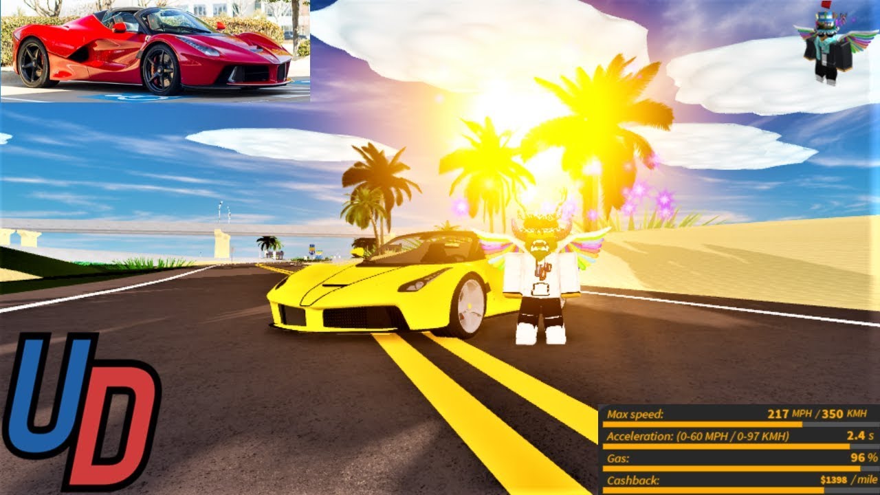 Review Of The New La Ferrari In Ultimate Driving Roblox By