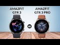 Amazfit GTR 3 vs Amazfit GTR 3 Pro