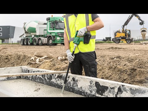 Video: Vibratore per cemento da costruzione