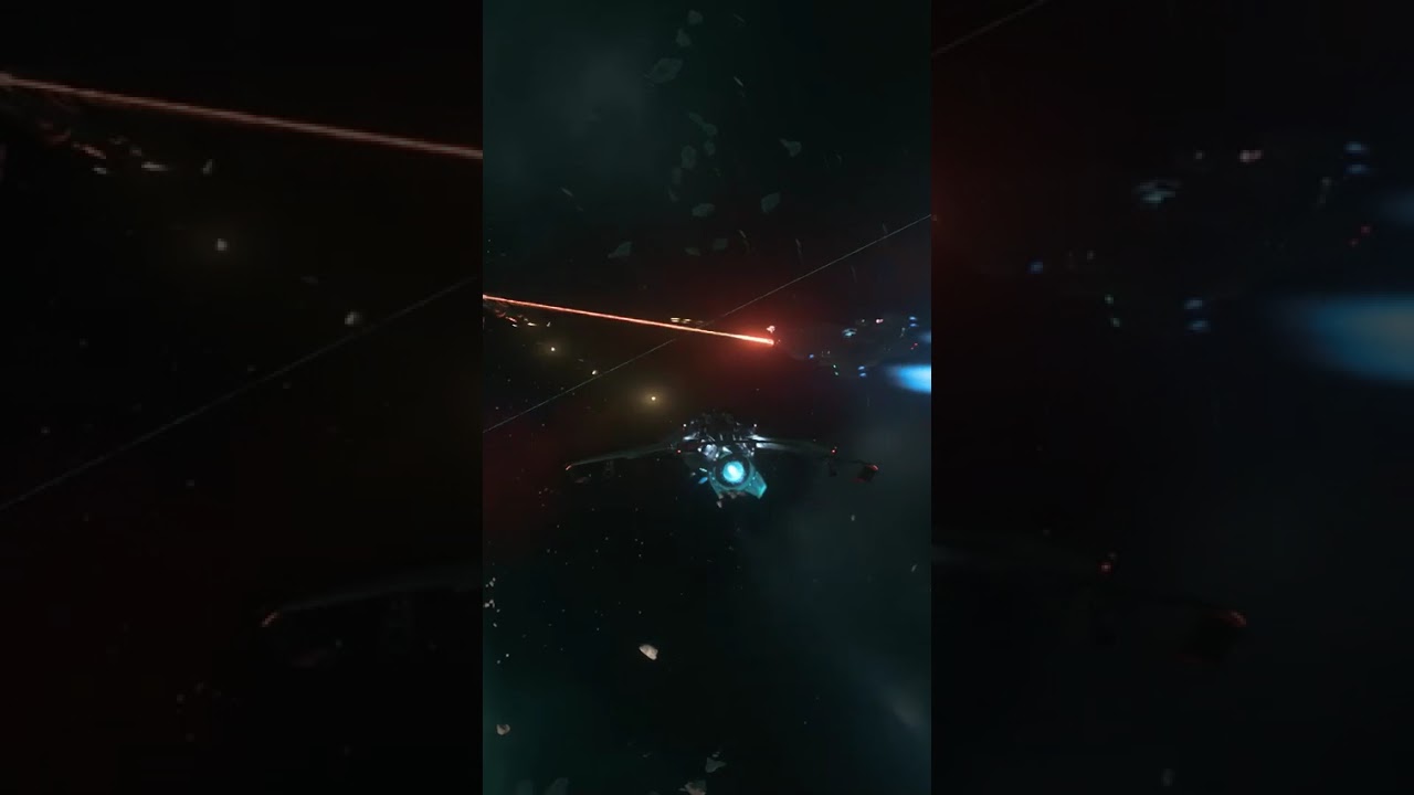 Beam weapons versus Vanduul Mauler - Star Citizen 4.8