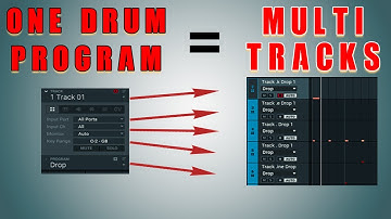 How To Put MPC Drum Program On Separate Tracks Beginners