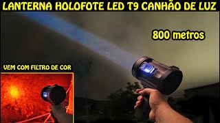 INCRÍVEL CANHÃO DE LUZ 800 METROS - LANTERNA HOLOFOTE LED T9 2.000 LÚMENS screenshot 3
