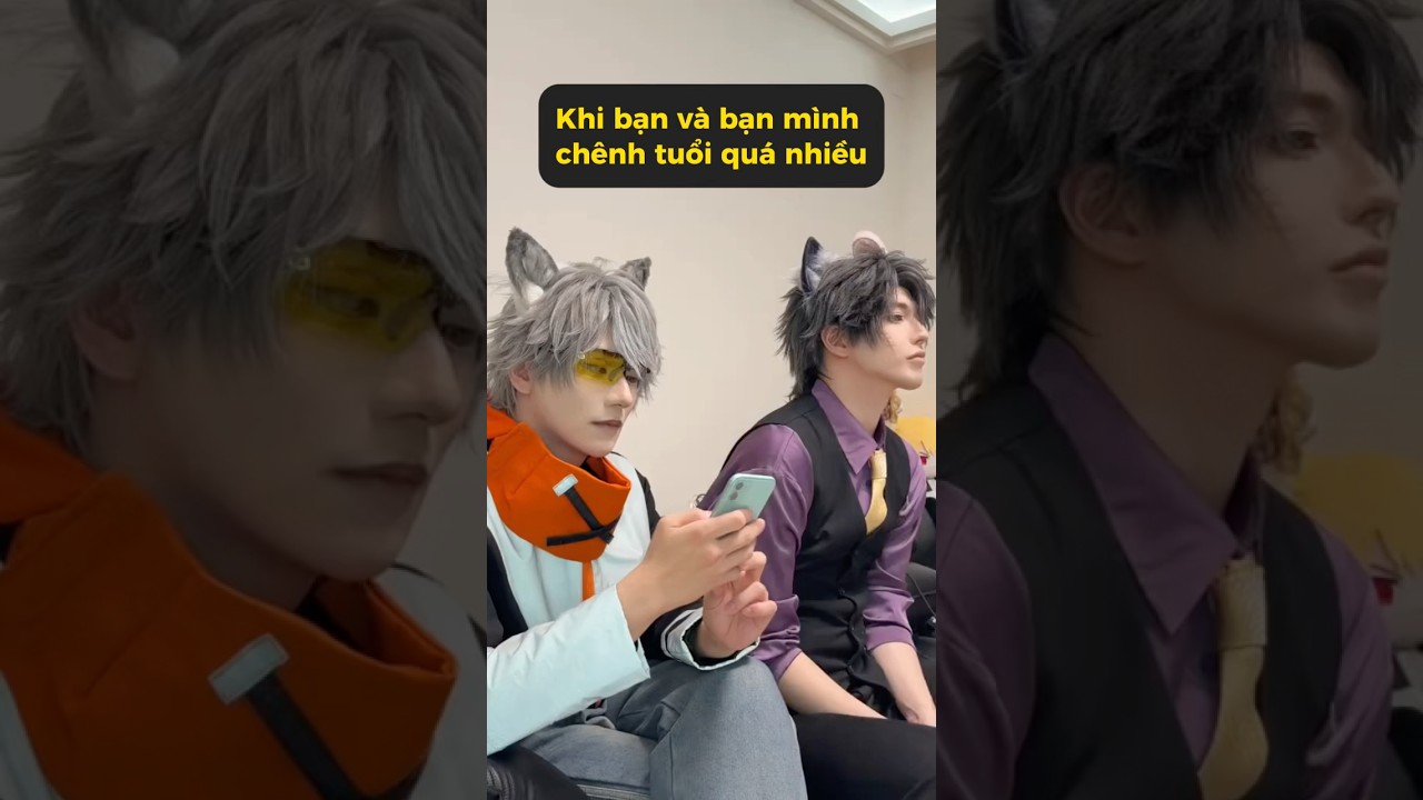 Chú Sói Xám già rồi chứ không phải mất rồi  #meowcosplay #shorts