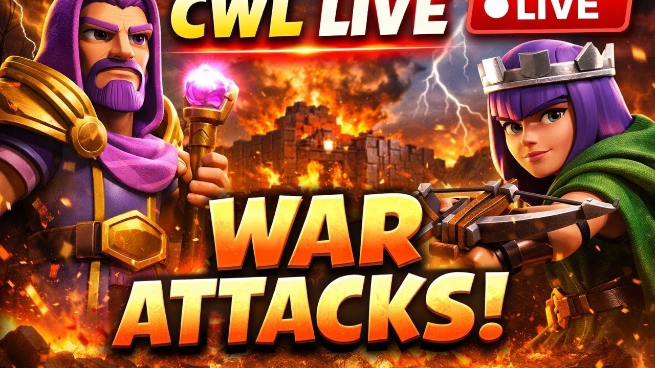 CWL Live 🔥 | Clan War League Attacks | Clash of Clans Sri Lanka 🇱🇰