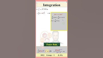 Integration | Power Rule | Muhammad Atif Firdous | #shorts | objective 7