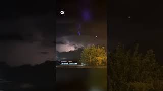 A stunning blue jet was captured in the skies over Tucumán, Argentina