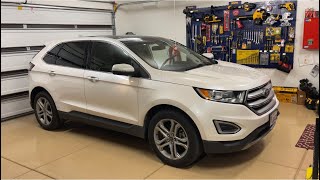Ford Edge Front Brakes replacement Brake pads and rotors 20152018