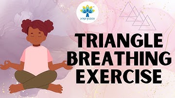 Breathing Exercise to improve lung capacity and immunity | Kids Yoga | Triangle Breath | Yoga Guppy