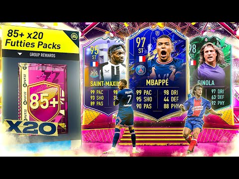 FIFA 22 20 x Guaranteed 85+ x 20 Futties Upgrade Packs!