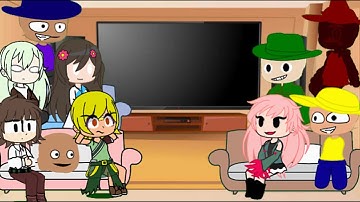 Fnf mod characters react part 34