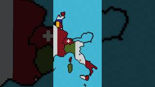 Small Scale World Flag Map in Minecraft | Episode 5: Switzerland, Austria & Liechtenstein