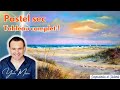 Lumière, sable et couleurs douces : Une plage d’été au Pastel Sec