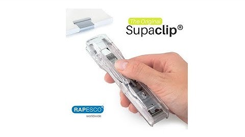 Rapesco Supaclip - Comment utiliser le distributeur de Supaclip