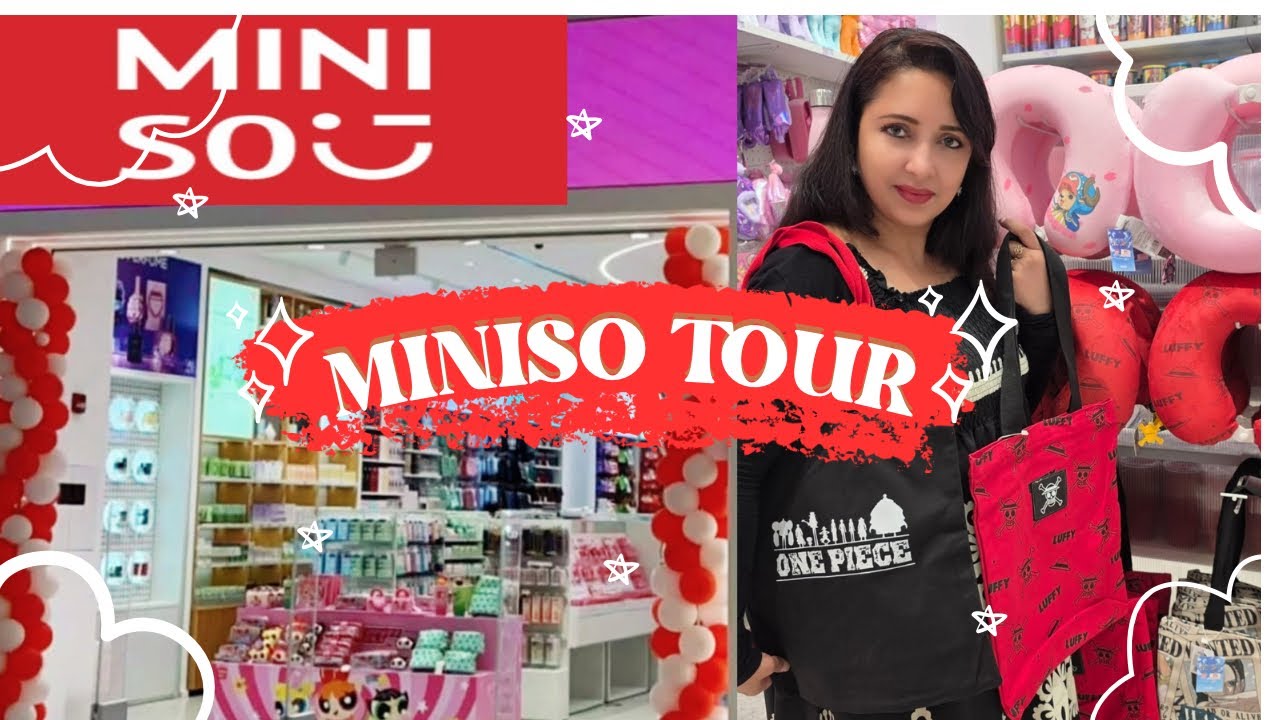 EXPLORING THE NEW MINISO STORE & SHOPPING/ AARTI SHARMA 