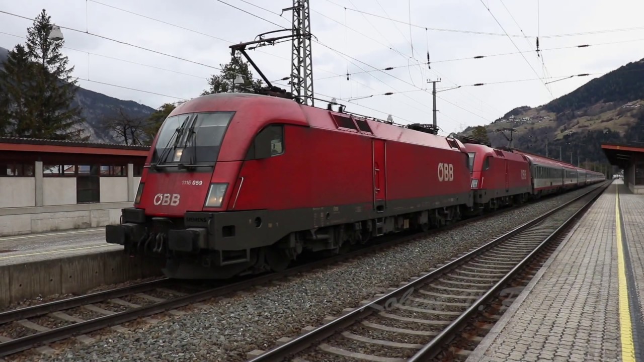 EC164 Transalpin departing Ötztal - YouTube