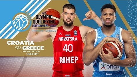 Κροατία Ελλάδα 69-80 | 2024 FIBA Men's Olympic Qualifying Tournament | FIBA OQT 2024 Greece