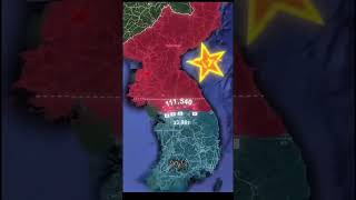 The Most Brutal War in History? 🇰🇷🇰🇵 #mapping #history #short