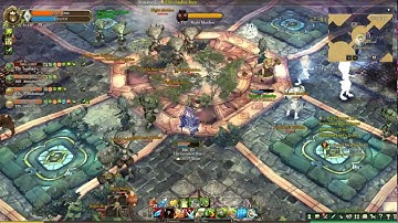 Tree of Savior (TOS) Psychokino C3 Gravity Pole level 130 Instance Dungeon [skill in action]