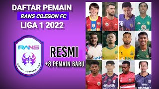 TERBARU! Daftar pemain Rans Cilegon FC liga 1 2022 ada tambahan pemain baru