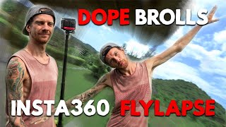 Insta360 ONE R FLYLAPSE for DOPE BROLLS - Step By Step screenshot 2
