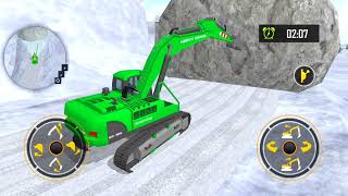 Snow Excavator Dump truck Simulator Gameplay-Android:Mobile Game screenshot 5