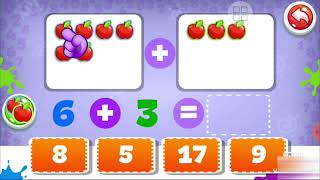 Adding & Subtracting Addition 1 to 9 Math for Kindergarten