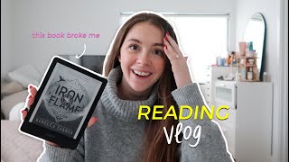 IRON FLAME READING VLOG! (with spoilers!!!) *the ending broke my brain*