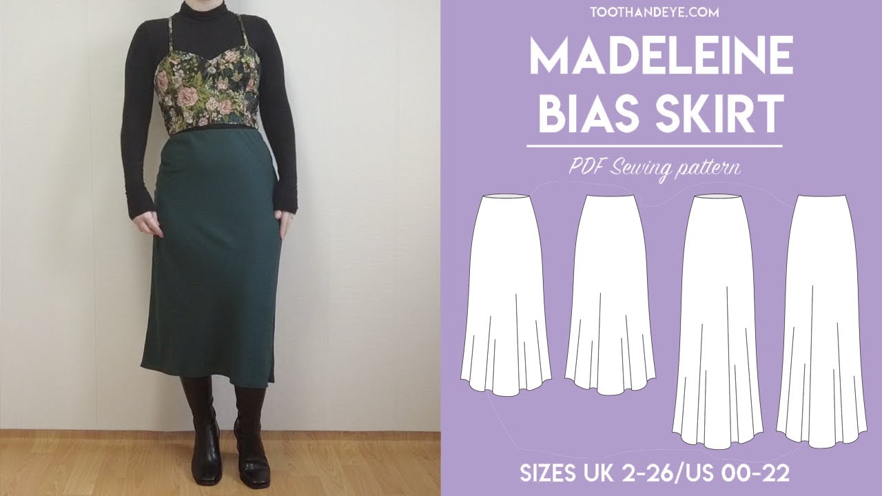 Silky Mini Skirt Digital PDF Sewing Pattern // US Size 00-14 - Etsy