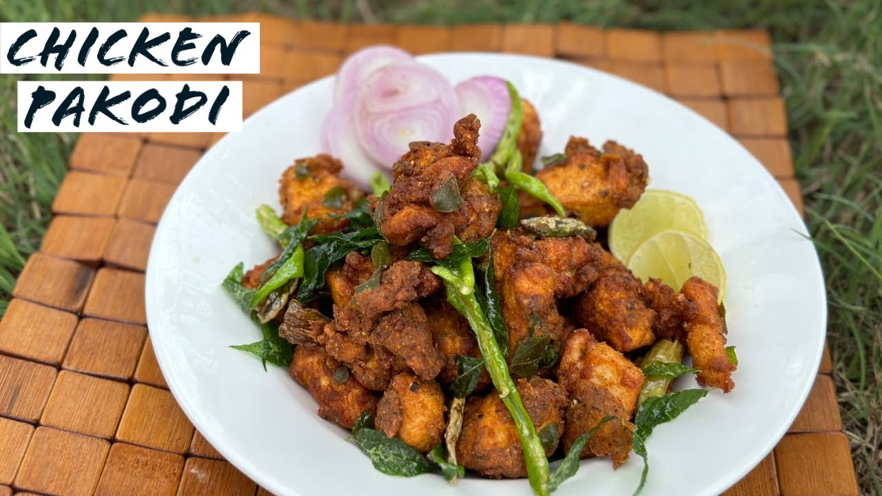 Chicken Pakodi   Spicy Chicken Pakoda   Chicken Snack Recipe   Crispy Chicken Pakodi by Powerchef