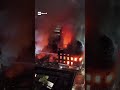 kUn incendio ha avvolto un edificio vicino alla stazione centrale di Glasgow
