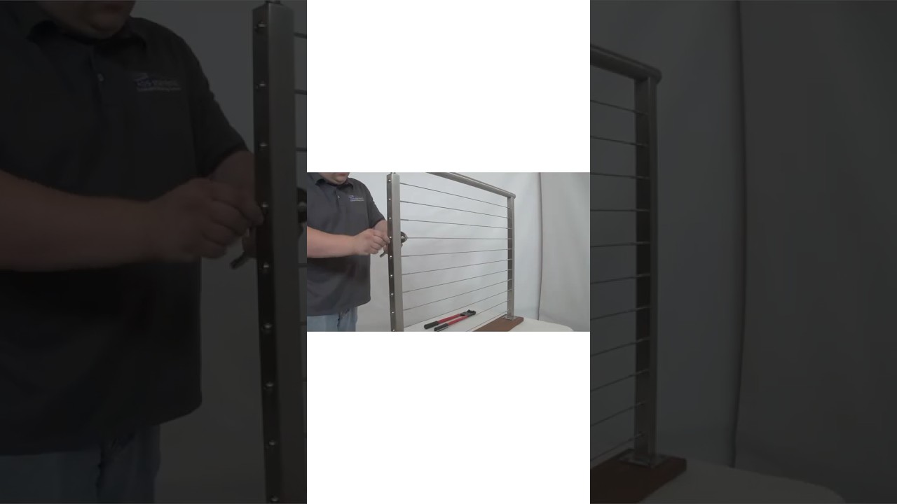 How-To Install Stainless Steel Rainier Cable Railing – 🔥