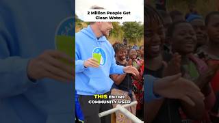 2 million people get clean water #mrbeast #mrbeastshorts #viralshorts