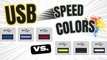 What Are the Different Speeds and Colors of USB? (Explained Simply!)