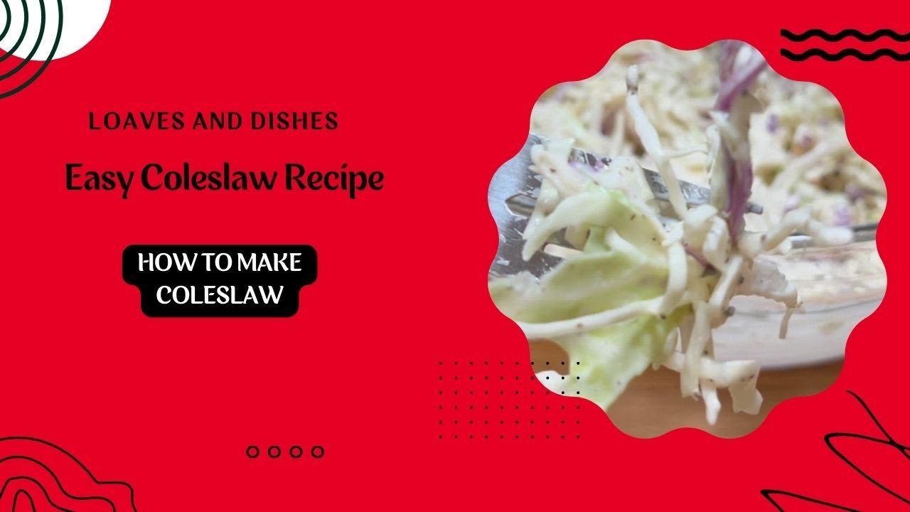 Easy Coleslaw Recipe YouTube