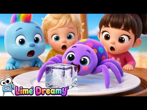 Itsy Bitsy Spider Song 🕷️🍓 | Sneaky Greedy Spider Took My Food! | Nursery Rhymes | Lime Dreamy