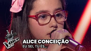 Alice Conceição - "Eu Sei, Tu És..." | Provas Cegas | The Voice Kids Portugal 2024