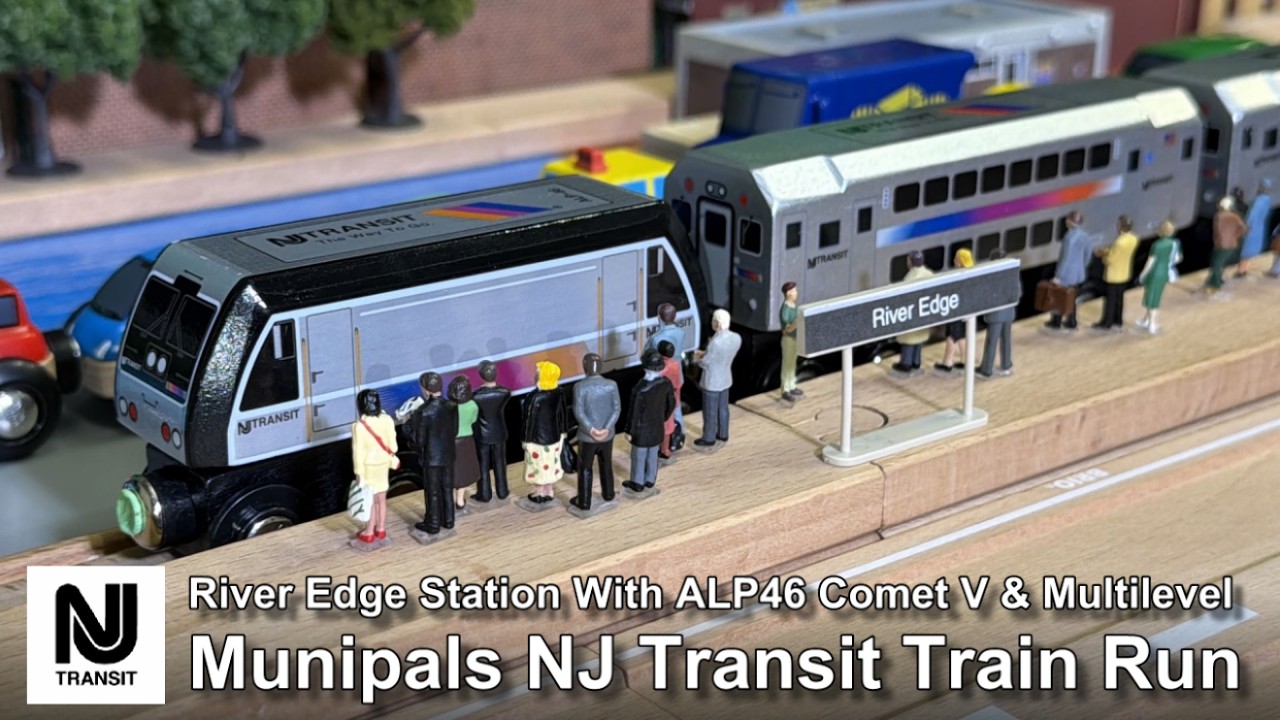 Munipals New Jersey Transit River Edge Train Run With ALP46 Loco