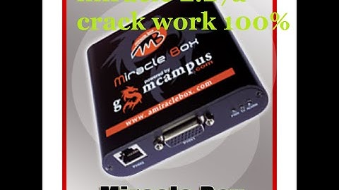 Miracle Box Crack 2.27A start Button Not Working Solution