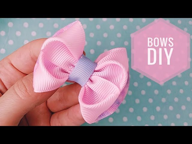 Elegant BOW for HAIR from ribbons - Easy to repeat - How to make